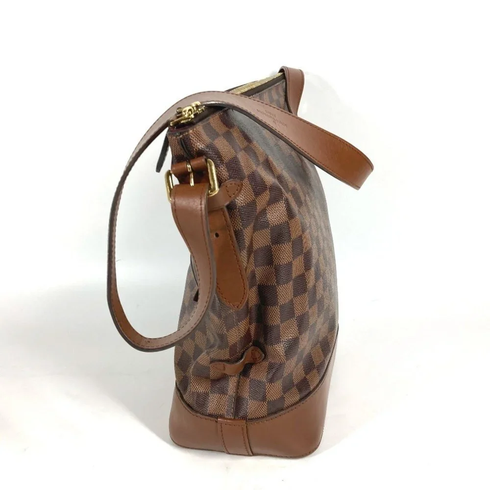 LOUIS VUITTON Authentic Brown Damier Canvas Shoulder Bag